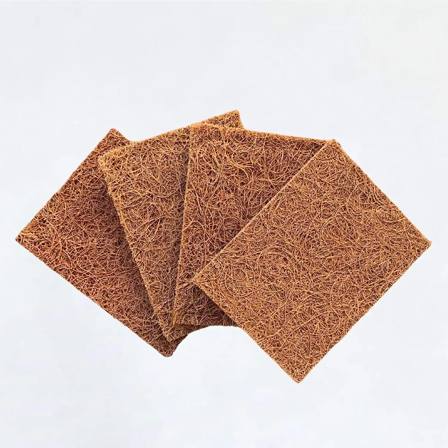 Nylon Mixed Coconut Shell Dish Wash Scrub Pad Heavy Duty Cleaning Brush Sponge for Pot Made of Coconut Fibers
