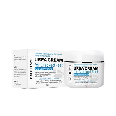LANTHOME Herbal Natural Foot Moisturizing Repairing Cracked Feet Treatment 40% Urea Foot Cream 50ml