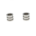 New Fashion 8x7.5mm DIY Accessories Stainless Steel Spacer Beads Holes 4.8mm for Leather Bracelets Jewelry Findings Components