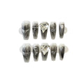 Free Sample No MOQ New Design Custom ABS Press-On False Fingernails Designer Artificial Nails for Wear
