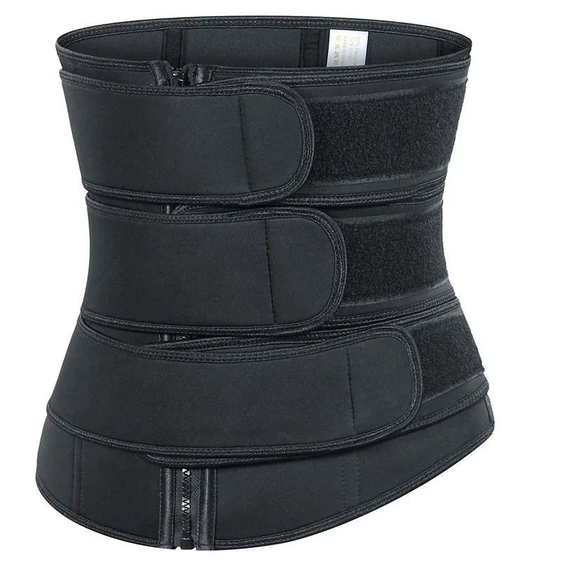 Breathable Waist Trimmer Belts 3 Belt Latex Waist Trainer for Women Keep Slimming