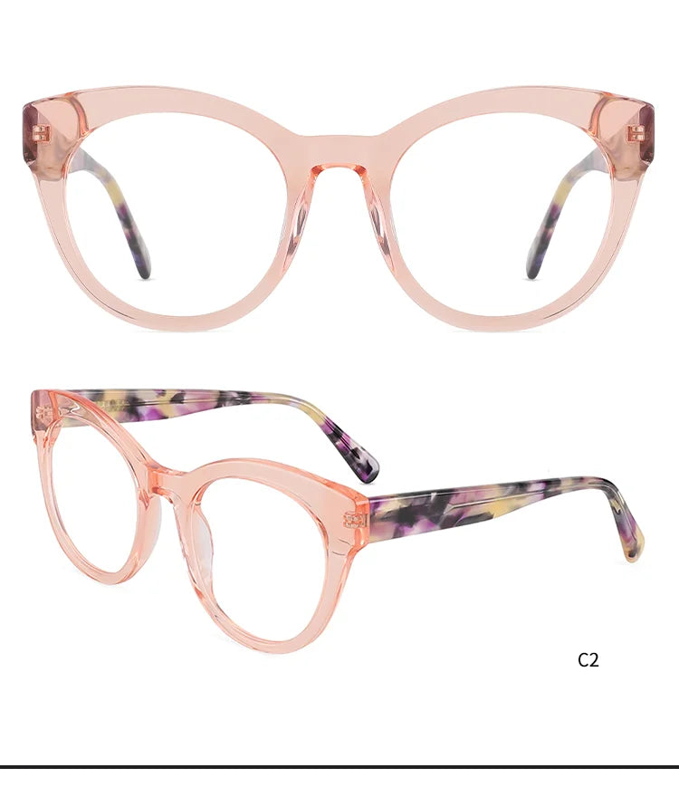 China Oem Manufacturer Hot Selling Designer Optical Frames Blue Light Eyewear Glasses Acetate Eyeglasses