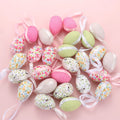 2022 Happy Easter Cloth Foam Egg Decoration Hanging Ornaments Easter Egg Toy Gifts for Home Decor Party Ornaments XJ0755