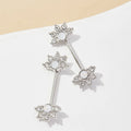 14G 316L Surgical Steel Nipple Rings Crown Lotus Sunflower Wings Turquoise CZ Hypoallergenic Nipple Piercing Jewelry