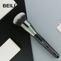 For Premium Synthetic Hair Foundation & Concealer Brush Custom Logo Black Wooden Handle Large Face Brush Wholesale