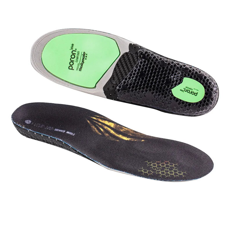 Wholesale/customisable PORON GEL EVA Carbon Plate Athletic Insoles Carbon Fiber Insoles Sweat Shock Absorbent Insoles MOQ 1 Pair