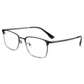 T81615 New Fashion Custom Eyewear Black square Half Rim Titanium Glasses Frame