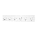 Mid Century Modern Self-Adhesive Plastic Key Holder Double Stainless Steel PP Material Storage Pot for Bathroom Cleaning Spice