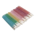QC Hot Selling Eyelash Extension Micro Brush Cotton Swab Disposable Lip Stick Applicator Lash Extension Lip Brush Supplies