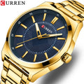 CURREN Clock 8407 Wristwatches Simple Men's Business Quartz Watch for Men Fashion Waterproof Luminous Clock Relogio Masculino