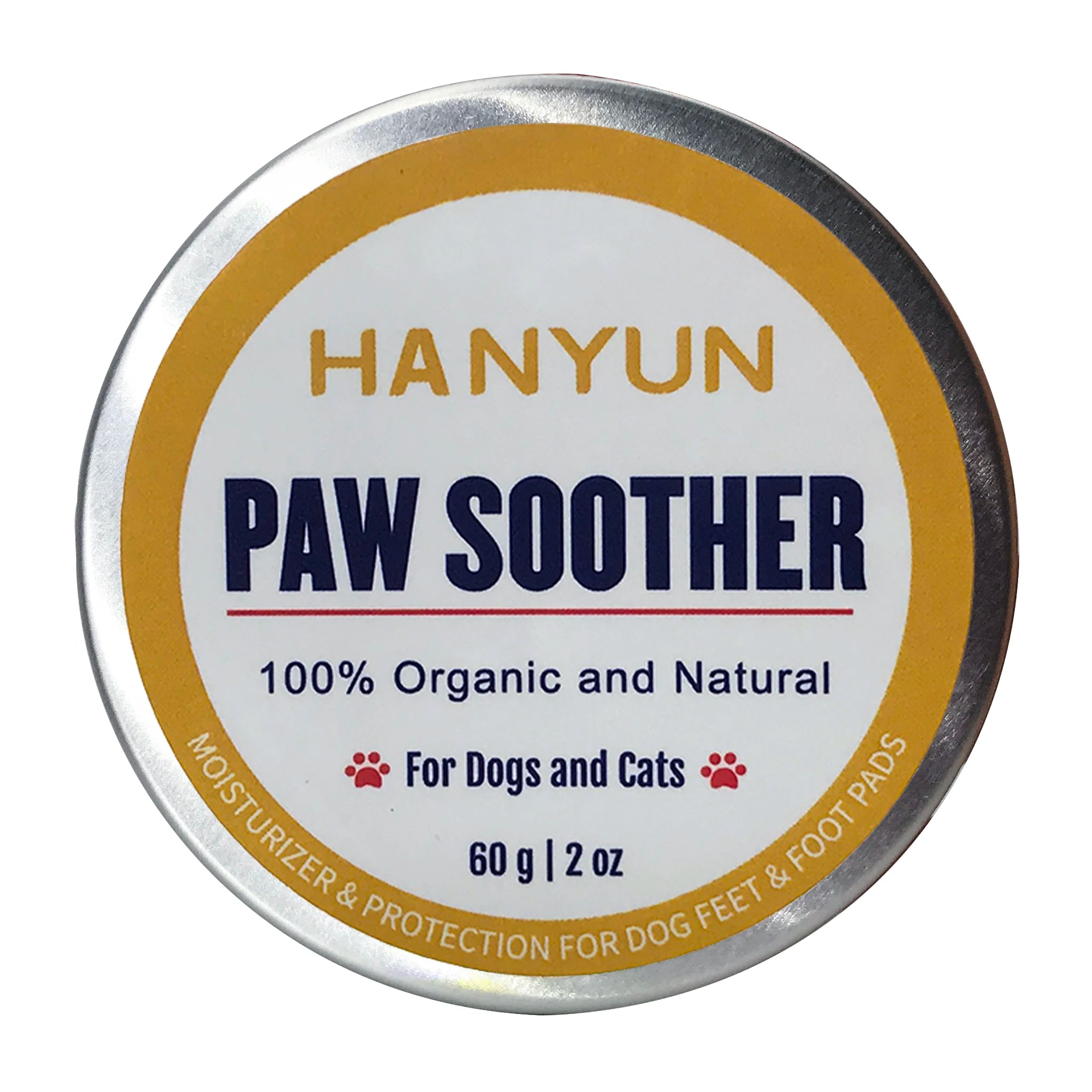 Hanyun Healing Paw Pad Balm for Pets Free Sample Sooths Dry Cracked and Rough Paws OEM/ODM Pet Moisturizing Balm