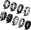Manufacturer Sell 8mm Black Tungsten Carbide Ring for Men