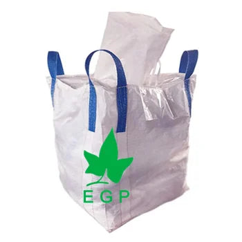 EGP Polypropylene rubble 1 Ton 1.5 Ton 2 Ton 1000KG Fibc PP 1500kg Bulk FIBC Bag Big Bags for Lime Fertilizer Seeds Grain Corn