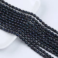 Zhuji Natural 4-5mm Freshwater Black Rice Pearl Loose Pearls for Jewelry Making