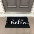 Custom PVC Indoor/Outdoor 3D Style Welcome Mat Carpet Big Logo Door Mat with Name Floor Mat for Hotels