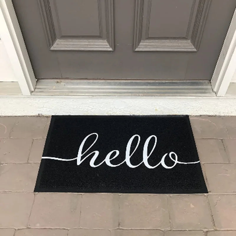 Custom PVC Indoor/Outdoor 3D Style Welcome Mat Carpet Big Logo Door Mat with Name Floor Mat for Hotels