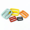 Deepeel BF358 1.5/2.0/2.5/3.1cm Bag Accessories Adjust Slider Square Ring Buckle Plastic Tri Glide Buckle