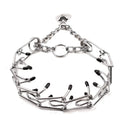 Steel Stimulation Collar With Rubber Safe Tips Mental Training Stimulus Anti-rust Chain For Dog