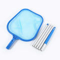 Swimming Pool Leaf Net Skimmer Blue Leaf Skimmer With 4-section Extension Rod Pool Silt Net