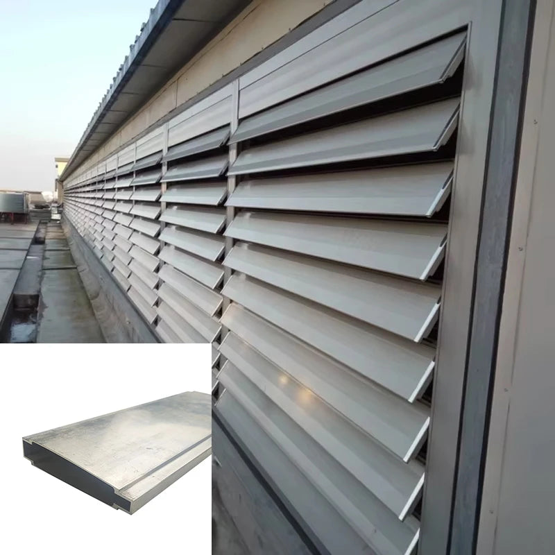 High-strength Aluminum Louvre Frame Factory Wholesale - External Sunshade Curtains - Aluminum Alloy Louvre Leaf Section Profiles