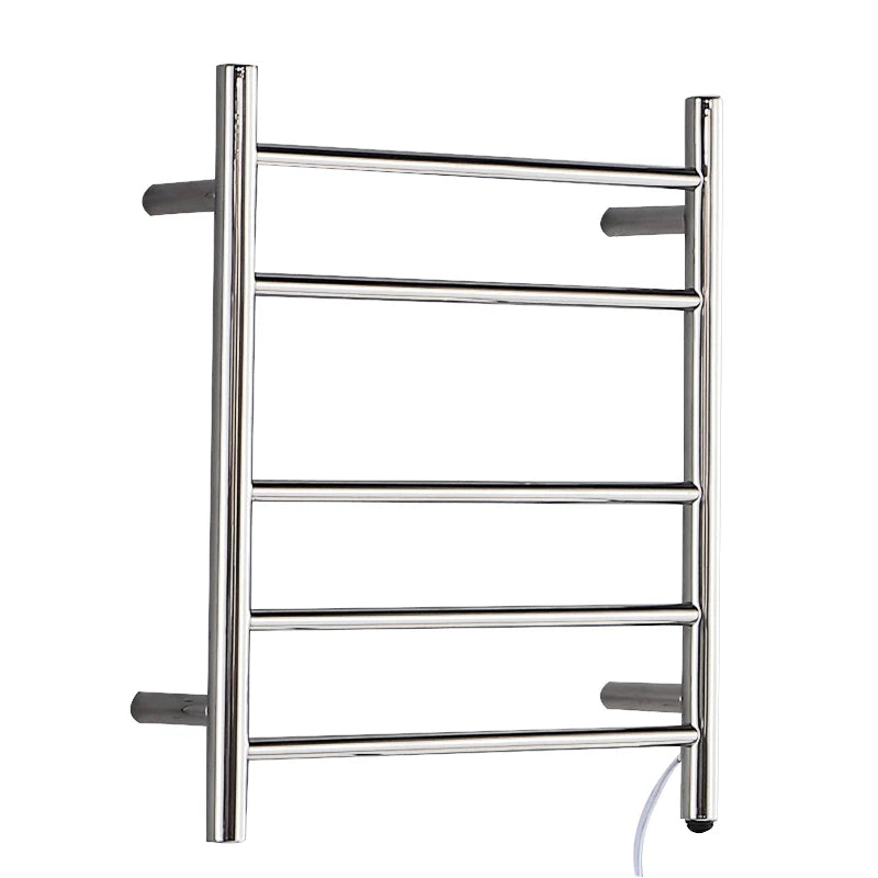 Luxury Smart Stainless Steel Wall-Mounted Electric Heated Towel Warmer Radiator with Towel Rack for Bathroom
