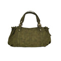 Suede Vintage Women's Boston Single Strap Solid Color Magnetic Buckle Polyester Lining Crossbody Bag Handbag