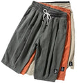 Shorts Men's Thin Casual Plain Pants Loose Capris Large Sports Capris Jogger Drawstring Waist Cargo Printing Oversized Pants