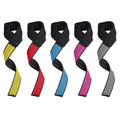 Gym Accessories Custom Logo Weight Lifting Straps Wrist Wraps Padded Neoprene Combo Powerlifting Gym Wrist Straps