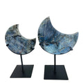 Wholesale Natural Crystal Gemstone Carving Meditation Healing Labradorite Moon for Decoration