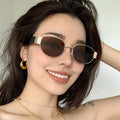 2024 Uv400 Unique Vintage Retro Custom logo Small Round Metal Frame Shades Trending Fashion Sunglasses for Women Men