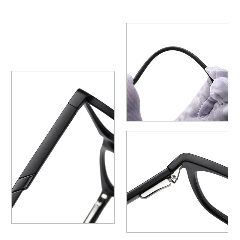 High Quality Flexible Design Unisex High Quality Blue Light Blocking Glasses Square Anti Blue Light Computer Glasses