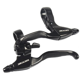 Zoom MTB Road Aluminum Cycle Lever 4 Finger V Brake with Bell Disc Brake Folding Brake Lever