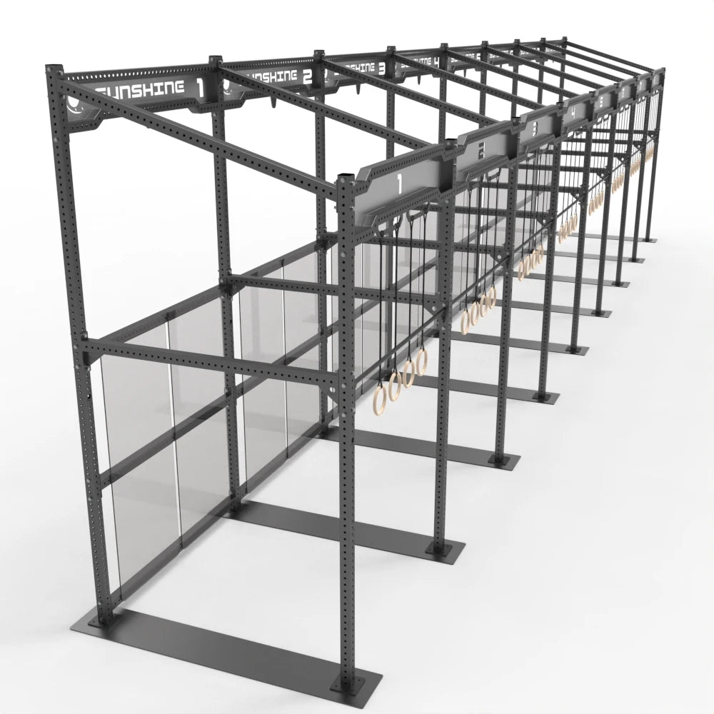 Commercial Gym Freestanding Power Squat Rack Multi-Function Trainer Equipment Cross Fitness for Crossfit Competition Rig