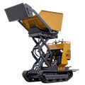 Mini Dumper Tracked Motor Wheelbarrow Track Site Dumper for Farm Work Mini Crawler Dumper Truck