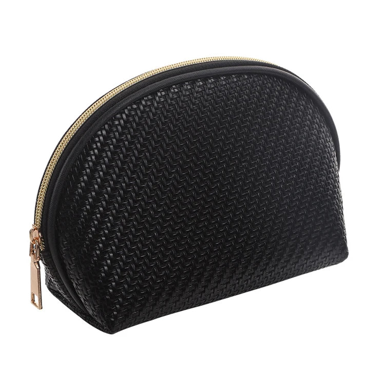 Professional Women's High-Capacity PU Fashion Makeup Bag with Zipper Closure Beauty Salon Cosmetic Case Custom Logo Option