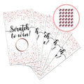 Blank Gift Certificates Scratch Cards Business DIY Coupon Card Scratch Off Stickers Cards for Birthday Wedding