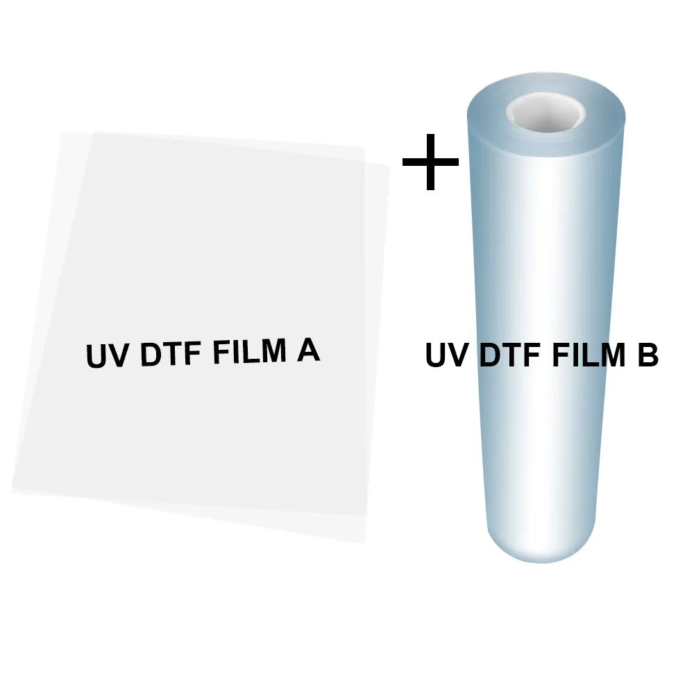 Winnerjet Factory Price Uv Dtf Transfer ab Pet Film Roll 30*100cm ab Film Transfer Dtf A3 30 cm Uv Dtf Print Film