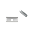LED Neon Strip Lighting Accessories Quick Installation End Fix Clips clear Plastic Aluminum with Hole Without Hole