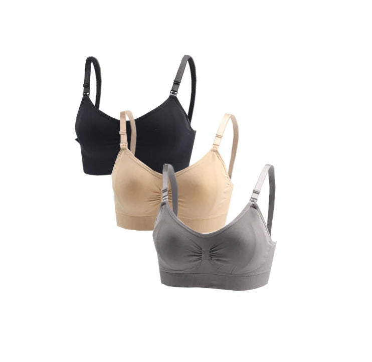 Factory Pregnant Woman Adjustment Type Ladies Wire Free Push up Breast-Feeding Bra