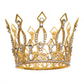 Wholesale Princess Crown Bridal Hair Accessories Full Round Rhinestones Crown Tiara