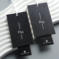 Tag the Clothing With Rope Paper and Its Own logo Clothing Brand Tags hang Tags