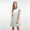 Woman Luxury Brilliant White Ruffle Midi Short Dress Ladies for Party Women 2024