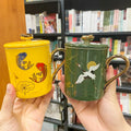 Teetasse Wholesale Custom Stoneware Cups Taza De Te Porcelain Cup White Tea Cup Bubble Tea Cups Reusable Ceramic Coffee Cups