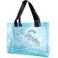 2025 Custom Logo Unicorn Pattern Waterproof Travel Organizer Beach Bag - Clear Laser PVC Transparent Tote Hand Bag for Women