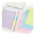 A5 20 Ring Binder Dividers With 4 Tabs Index Page B5 26 Hole Binder Dividers Insert Indexes PP Binder Tab Refill Paper Document