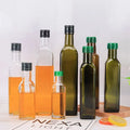 Wholesale Eco-Friendly Green Kitchen Presents Empty Oil and Vinegar Glass Bottles 750ml 500ml 250ml 100ml