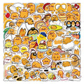 120Pcs Japanese Cute Cartoon Gudetama Stickers for Luggage Bottle Laptop Diary Lazy Eggs Sticker
