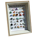Natural  Irregular Crystal Decor Specimen Decorative Frames Frame Decoration Gem and Mineral Cases Minerales Stones