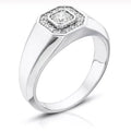 Custom Design Ring Men Made Diamond Luxurious Wedding Ring Diamond Wedding Rings for Men