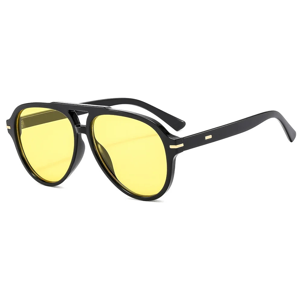 Luxury Oversized Aviation Sunglasses 2026 Women Men Square Frame Shades LOGO Custom Glasses Eyewear